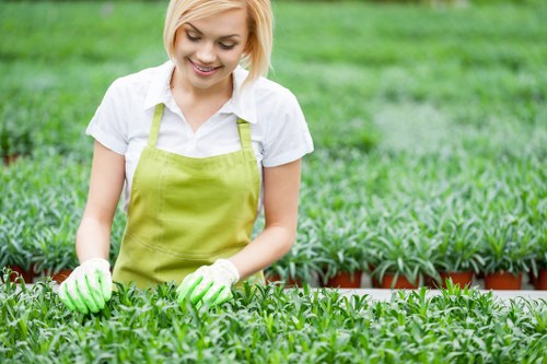 Scheduled gardening service appointment confirmation